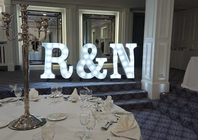 Light Up Initials NI